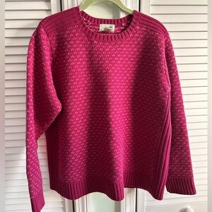 Vintage L.L. Bean Women's XL Birdseye Wool Sweater